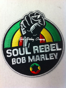 Bob Marley - Soul Rebel : Embroidered Patch 