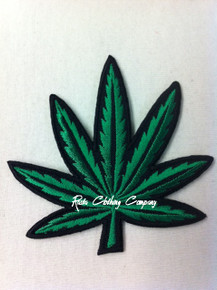 Rasta - Cannabis Leaf : Embroidered Patch 