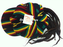 Rasta - Dreadlocks : Peak Hat  