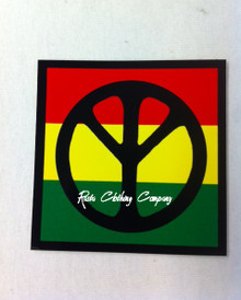 Rasta -  Peace Sign  : Bumper Sticker