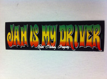 Rasta -  Jah Is My Driver : Sticker 