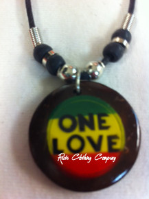 ONE LOVE - Rasta : Necklace & Pendant 