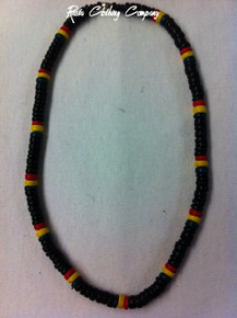 Black Rasta - Coconut  : Necklace 