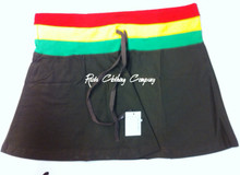 Rasta - Reggae : Mini Skirt (Dark Brown)