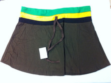 Jamaica - Reggae : Mini Skirt (Dark Brown)