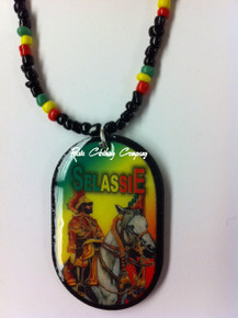 Rasta - Selassie I : Necklace & Pendant (Abba Tekel)