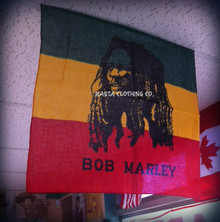 Bob Marley : Rasta - Handkerchief, Headwrap, Bandana
