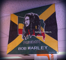Bob Marley : JA Freedom Rasta - Handkerchief, Headwrap, Bandana