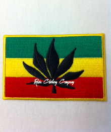 Rasta - Weed Leaf  : Embroidered Patch