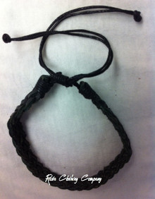 Rasta - Braided Leather : Bracelet (Black)