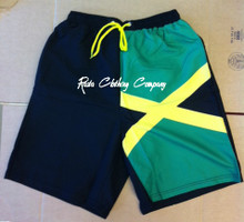 Jamaica - Flag : Shorts (Black/Green/Gold)