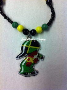 Jamaica - Rude Boy - Flag : Necklace & Pendant 