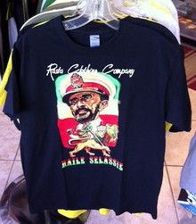 Emperor Haile Selassie - Lion Of Judah : T-Shirt (Black)