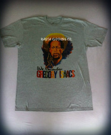 Gregory Isaacs : We Remember Gregory Isaacs - T Shirt (Grey)