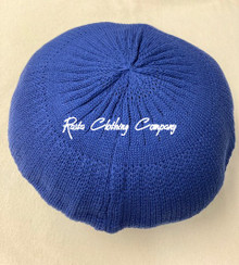 Knitted : Rasta Hat - Without Peak (Blue)