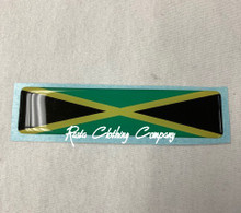 Jamaica - Flag  : Domed Sticker (2)