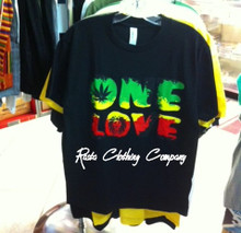 Rasta - One Love : T-Shirt (Black)