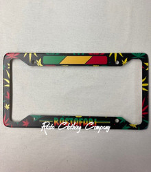 Rastafari : License Plate Frame (Metal)