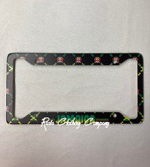 Jamaica - Flag (3) : License Plate Frame (Metal)