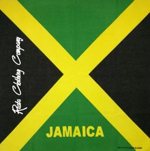 Jamaica : Flag - Handkerchief, Headwrap, Bandana