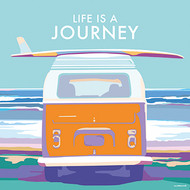 BB78641 - Life is a Journey (6 bagged blank cards)