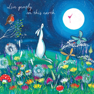 KA82033 - Live gently on this earth (6 blank cards)
