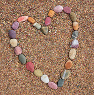 EF12280 - Heart (6 bagged blank cards)