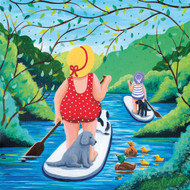 NK65116 - Up the Creek... with Paddles (6 unbagged blank cards)