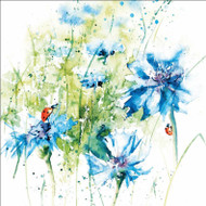 RT84913 - Cornflowers (6 unbagged blank cards)