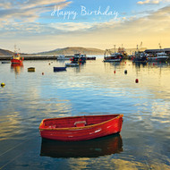 SM14252HB - Harbour, Early Morning (6 unbagged birthday cards)