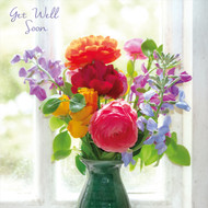 SM14263G - Summer Bouquet (6 unbagged get well cards)