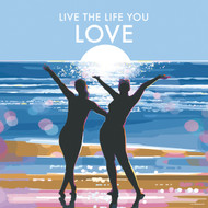 BB78301 - Live the Life you Love (6 unbagged blank cards)