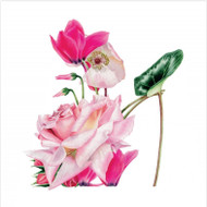 BS77015 - Pink Rose Slipper (6 bagged blank cards)