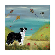 AS96359 - Collie in the Sand Dunes (6 bagged blank cards)