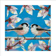 AS96364 - Blue Sky, Long-tailed Tits (6 bagged blank cards)