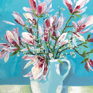 CH33327 - Magnolia and Blackthorn Blossom (6 bagged blank cards)