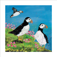 AS96360 - Clifftop Puffins (6 unbagged blank cards)