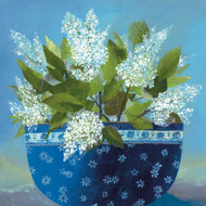 CH33331 - White Lilac and Shelley (6 unbagged blank cards)