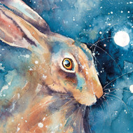 RT84348 - Moon-gazing Hare (6 bagged blank cards)