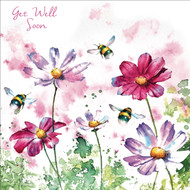 RT84396G - Bees and Cosmos (6 bagged get well cards)