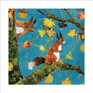 AS96365 - Two Red Squirrels (6 unbagged blank cards)