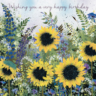 JM94344HB - Sunflower Burst (6 unbagged birthday cards)