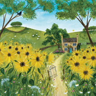 JC98411 - Sunflower Cottage (6 bagged blank cards)