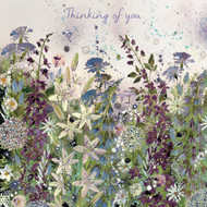 JM94408Y - Allium and Vanilla Lily Sparkle (6 bagged thinking of you cards)