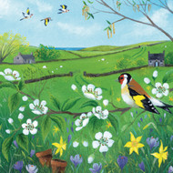 JC98380 - Goldfinch in the Pear Tree (6 unbagged blank cards)