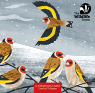 TWT91043 - Wildlife Trust mixed ART 153mm pack 10pk (TWT, 6 Christmas packs)