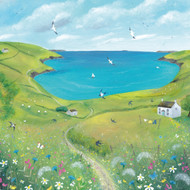 JC98416 - Along the Coast Path (6 bagged blank cards)