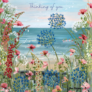 JM94520Y - Agapanthus by the sea (6 bagged blank cards)