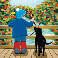 NK65444 - Puppy, Pal and Pooh Sticks (6 bagged blank cards)