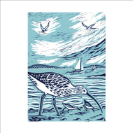 JO59542 - Curlew scene (6 unbagged blank cards)